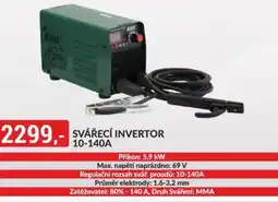 Baumax Svářecí invertor 10-140A nabídka