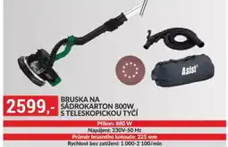 Baumax Bruska na sadrokarton 800w s teleskopickou tyčí nabídka