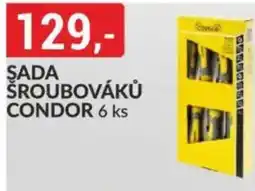 Baumax Sada šroubováků condor nabídka