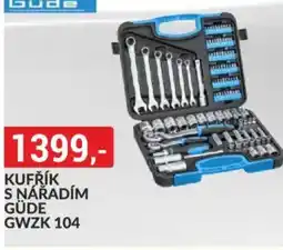 Baumax Kufřík s nářadím güde gwzk 104 nabídka