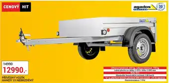 Baumax Přívěsný vozík handy 15 nebrzděný nabídka