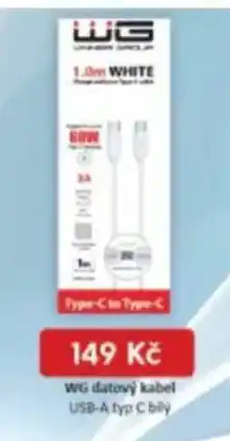Baumax WG datový kabel USB-A typ C bily nabídka