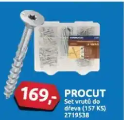Baumax PROCUT Set vrutů do dřeva (157 KS) nabídka