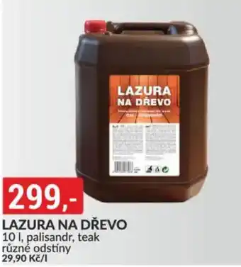 Baumax Lazura na dřevo nabídka