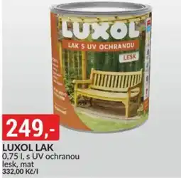 Baumax Luxol lak nabídka