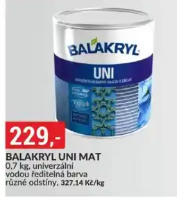 Baumax Balakryl uni mat nabídka