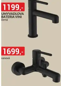 Baumax Umyvadlova bateria vini černá nabídka