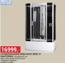 Baumax Hydromasážní sprchovy box santorini nabídka