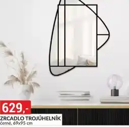 Baumax Zrcadlo trojúhelník černé nabídka