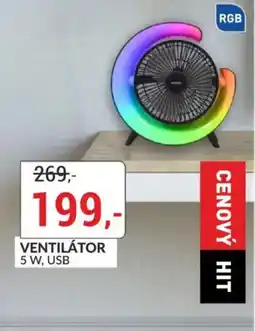 Baumax Ventilátor 5 w, usb nabídka