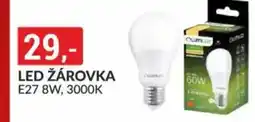 Baumax Led žárovka e27 8w, 3000k nabídka