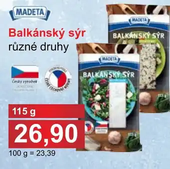 PLUS JIP MADETA Balkánský sýr nabídka