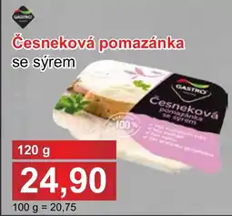 PLUS JIP Česneková pomazánka se sýrem nabídka