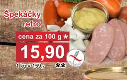 PLUS JIP Špekáčky retro nabídka