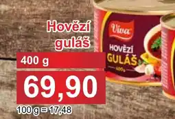 PLUS JIP Viva Hovězí gulás nabídka