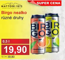 PLUS JIP Birgo nealko nabídka