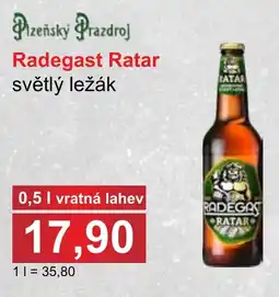 PLUS JIP Radegast Ratar světlý ležák nabídka
