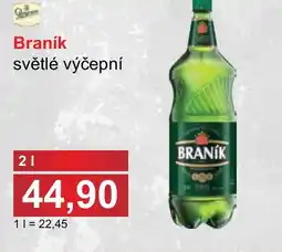 PLUS JIP Braník světlé výčepní nabídka