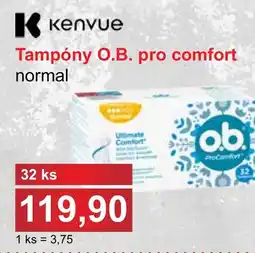 PLUS JIP Tampóny O.B. pro comfort normal nabídka
