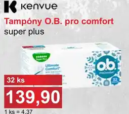 PLUS JIP Tampóny O.B. pro comfort super plus nabídka