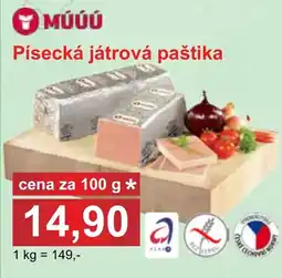 PLUS JIP Písecká játrová paštika nabídka