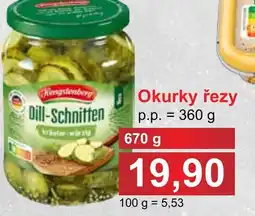 PLUS JIP Okurky řezy nabídka