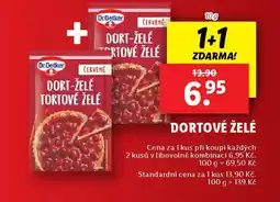 Lidl Dr.Oetker Dortové želé nabídka