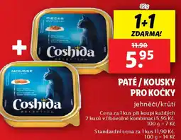 Lidl Paté / kousky pro kočky nabídka