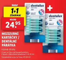 Lidl Mezizubní kartáčky / dentální párátka nabídka