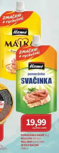 Kubík potraviny HAMÉ Pomazánka nabídka