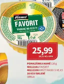 Kubík potraviny Pomazánka hamé nabídka
