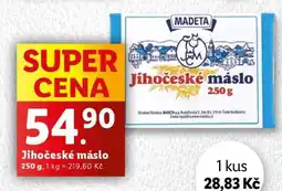 Lidl Jihočeské máslo nabídka