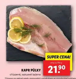 Lidl Kapr půlky nabídka
