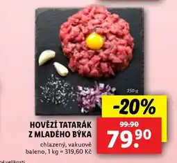 Lidl HOVĚZÍ TATARÁK Z MLADÉHO BÝKA nabídka