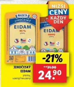 Lidl Jihočeský eidam nabídka
