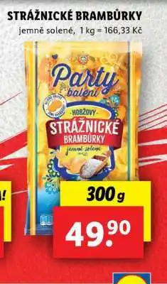 Lidl Strážnické brambůrky nabídka
