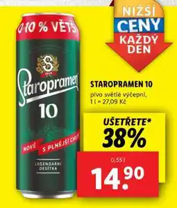 Lidl Staropramen 10 nabídka