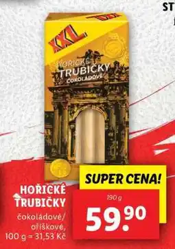 Lidl Hořické trubičky nabídka