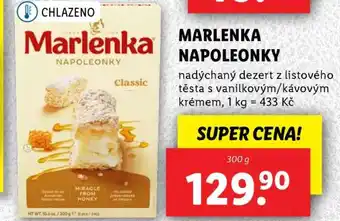 Lidl Marlenka Napoleonky nabídka