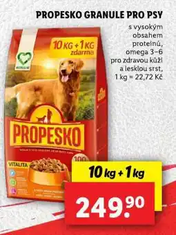 Lidl Propesko granule pro psy nabídka