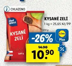 Lidl KYSANÉ ZELÍ nabídka