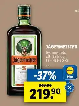 Lidl Jägermeister nabídka