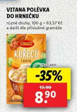 Lidl Vitana Polévka Do hrnečku nabídka