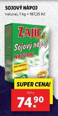 Lidl Sójový nápoj nabídka