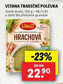 Lidl Vitana Tradiční polévka nabídka
