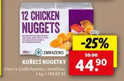 Lidl Kuřecí nugetky nabídka