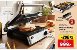Lidl SILVERCREST KITCHEN TOOLS KONTAKTNÍ GRIL 2 000 W nabídka