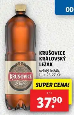 Lidl Krušovice Královský ležák nabídka