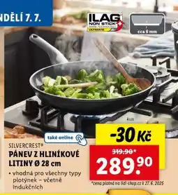 Lidl SILVERCREST Pánev z hliníkové litiny Ø 28 cm nabídka