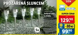 Lidl LIVARNO HOME Solární LED svítidlo nabídka